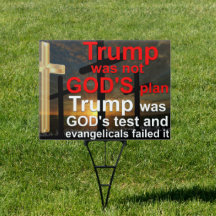 Trump duplo de 18" x 24" não é o plano de Deus