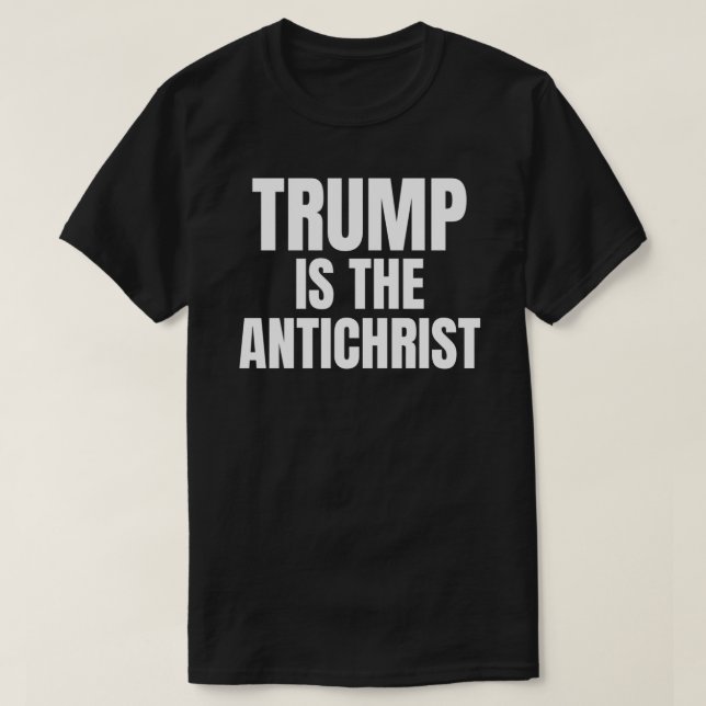 Trump é a camisa do punho, camisa essencial (Frente do Design)