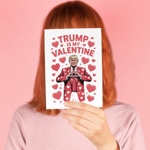 Trump é meu namorado do Dia dos Namorados Cartão d