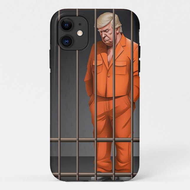Trump em Capa de telefone de caixa-mate, Apple iPh (Verso)