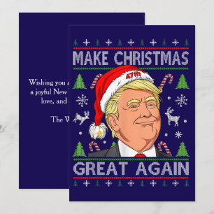 Trump Faz Excelente De Natal Novamente, Cartões De