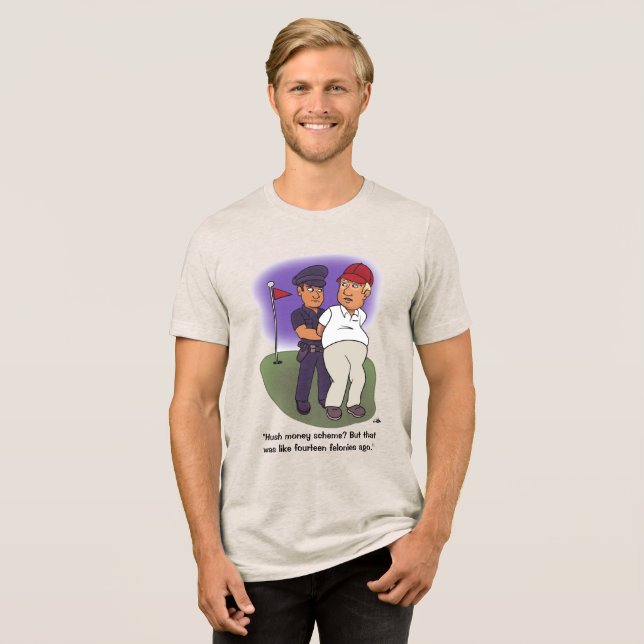 Trump Felonies Men's Oatlight (Frente Completa)