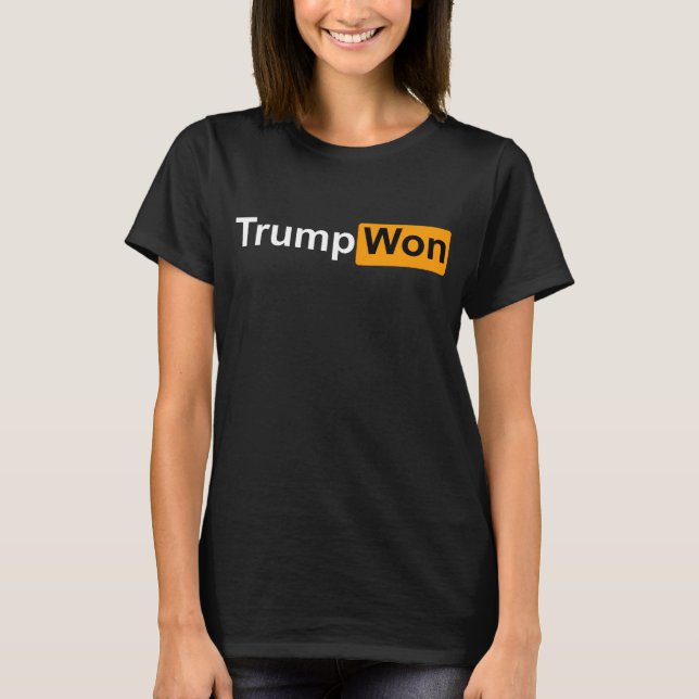 trump ganhou camisa você sabe quem ganhou (Frente)
