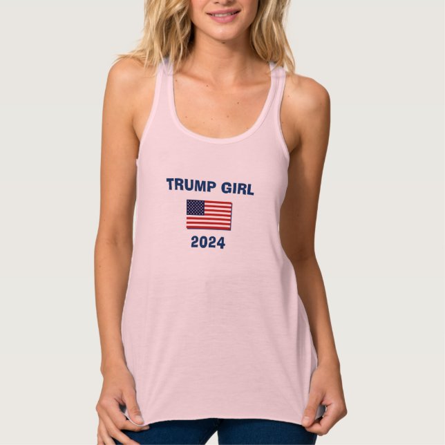 TRUMP GIRL 2024 Tank Top (Frente)