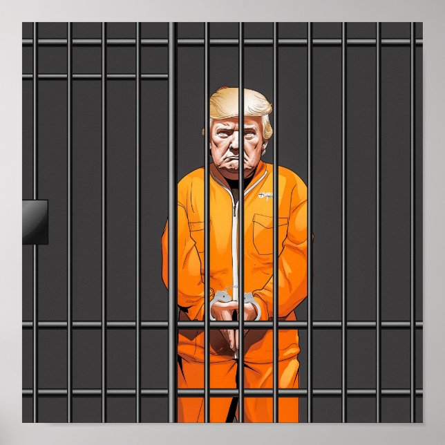 Trump in Jail Impressão, Value Poster Paper (Matte (Frente)