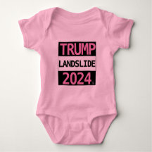 TRUMP LANDSLIDE 2024 para BABY! Bebê Body