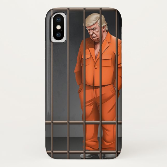 Trump na prisão com Capa de telefone de gabinete,  (Verso)