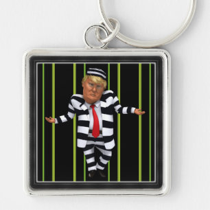 Trump na prisão Veste Chaveiro