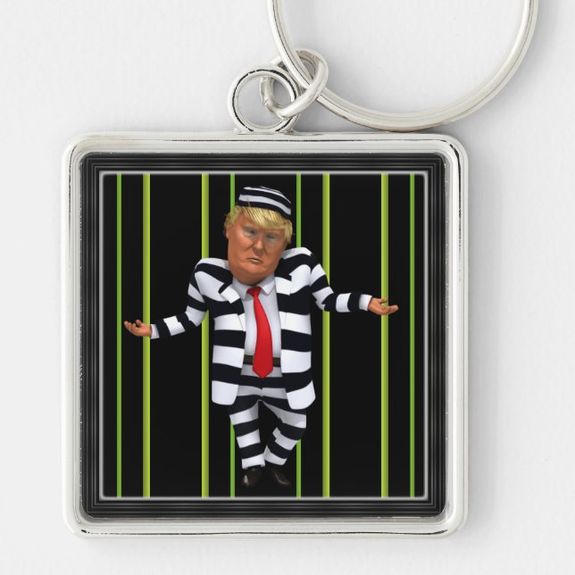 Trump na prisão Veste Chaveiro (Frente)