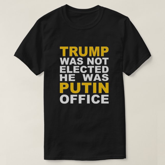 Trump não foi eleito para camisa (Frente do Design)