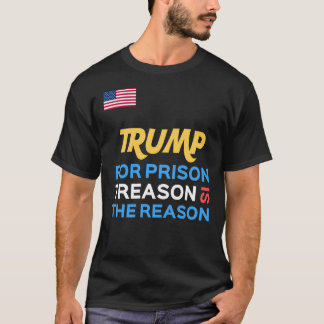 Trump Para Camisa T Essencial Da Prisão