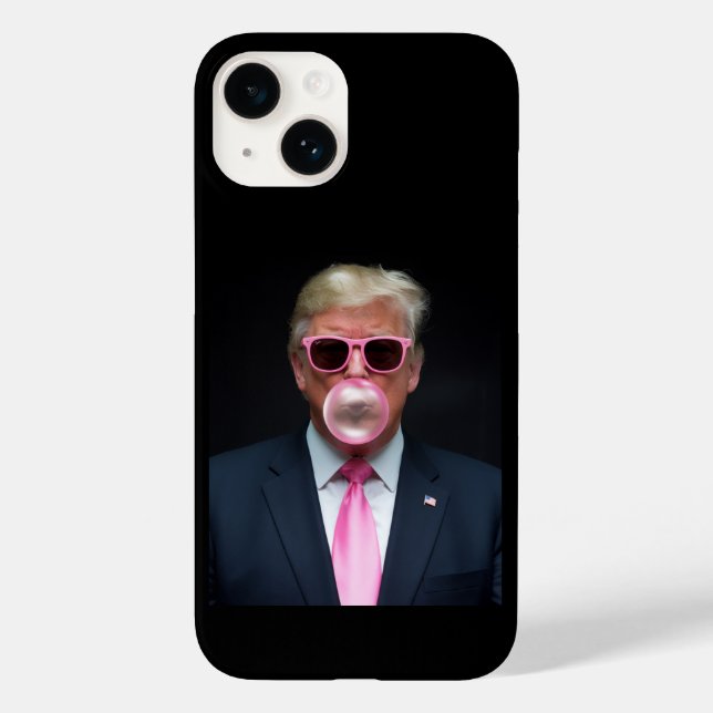 Trump Pink Bubble Gum Presidente 47 EUA (Verso)