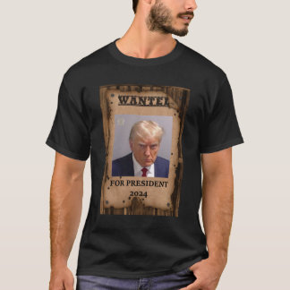 Trump queria a camisa do Presidente 2024 Mugshot