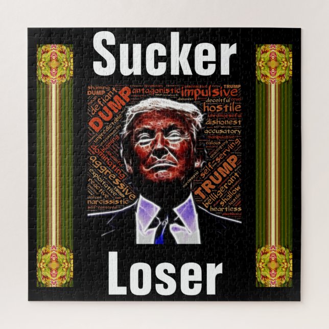 Trump Sucker/Perdedor Quebra-cabeça (Vertical)