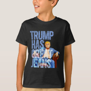 Trump Tem Ótimas Calças Camiseta Engraçada de Meme