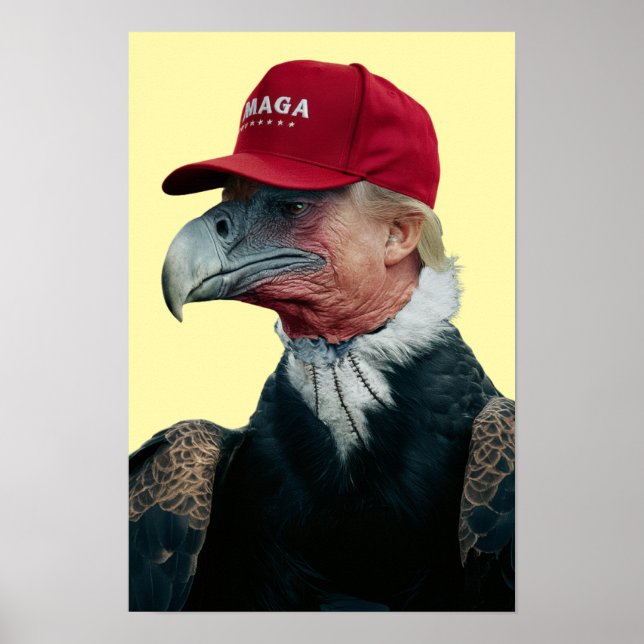 Trump Vulture Poster (Frente)