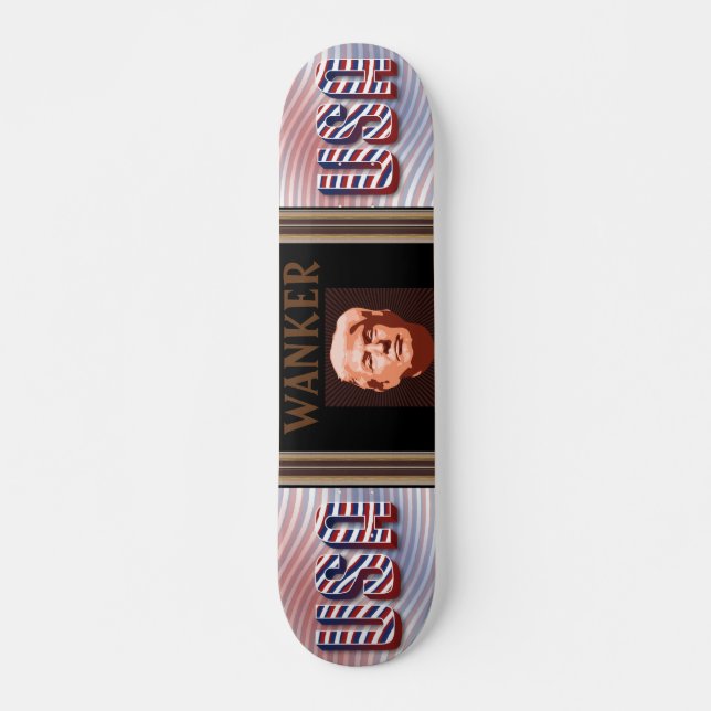 Trump Wanker Skateboard (Frente)