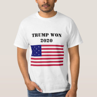 Trump Won 2020 - Camisa Eleitoral