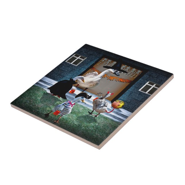 Truque de Halloween ou Patos de Tratamento (Lateral)