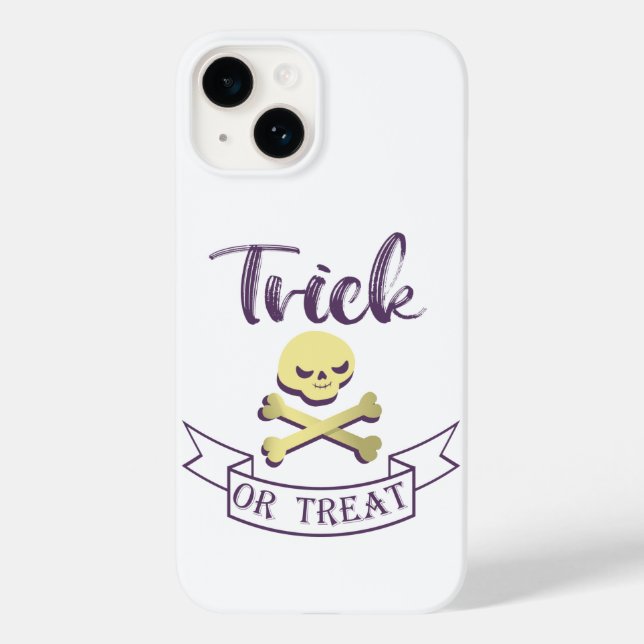 Truque ou tratamento de ossos cruzados do crânio (Verso)