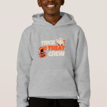 Truque Ou Tratar Crianças De Tripulação Hoodie