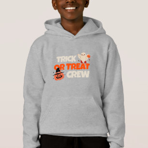 Truque Ou Tratar Crianças De Tripulação Hoodie