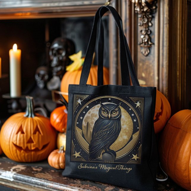 Truque Personalizado de Halloween ou Tote Bag (Criador carregado)