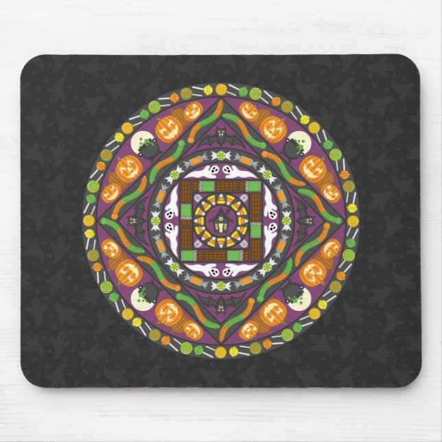Truques e tratamentos com o mouse Pad Mandala (Frente)