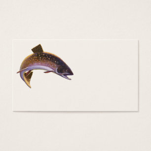 Truta Brook, Peixe de Pesca Esportiva Vintage Pesc