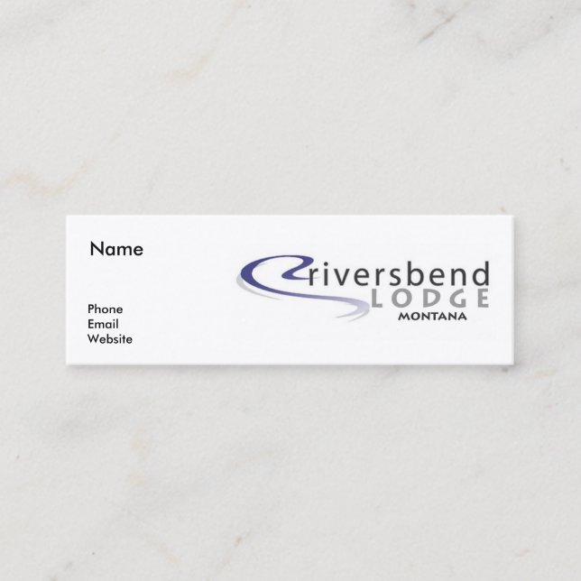 Truta de Brown - cartão magro (Frente)