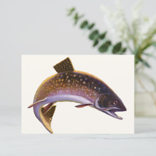 Truta-de-riacho, Peixe, Pesca Esportiva Vintage Pe