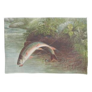 Truta-de-riacho Saltando por S.A. Kilbourne Peixe