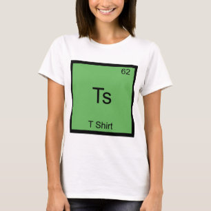 Ts - Camiseta Divertida Símbolo de Elemento Químic