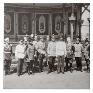 Tsar Nicholas II (1868-1918) que estão no garde
