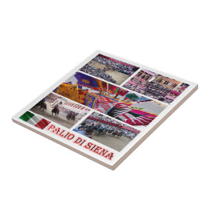 TSC060 SIENA, O Mosaico Palio, Toscana,