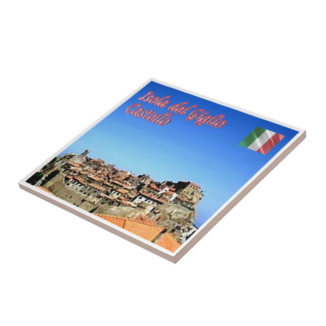 TSC121 GIGLIO ISLAND, Castle, Toscana, (Lateral)