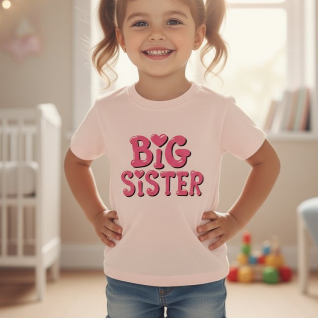 tshirt big sister cute girly sister (Criador carregado)