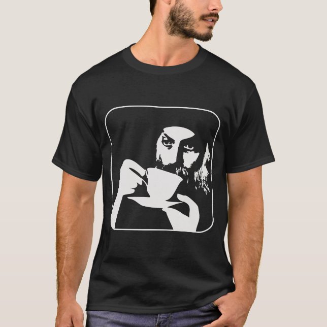 tshirt da camisa do café da bebida do osho (Frente)