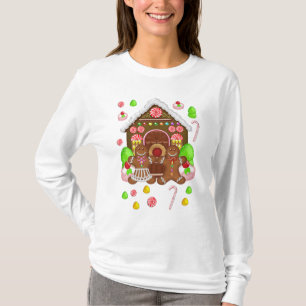 TShirt louco do pão-de-espécie - camisa do Natal