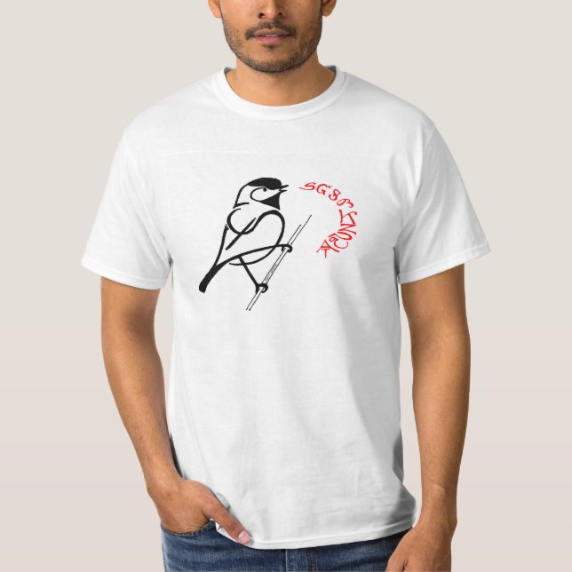 Tsigalili - camisa Cherokee do Chickadee (Frente)