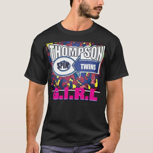 TST. G. I.R. L. Camiseta Escura Básica (Frente)