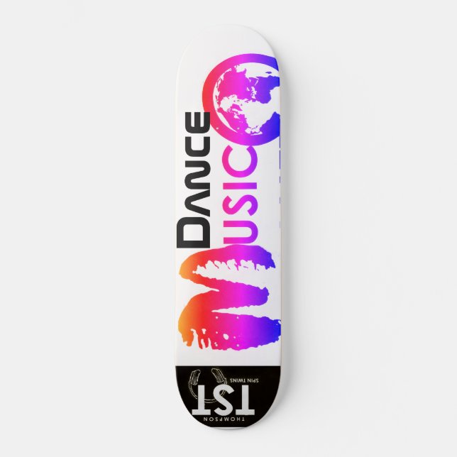 TST MÚSICA DE DANÇA Skateboard (Frente)