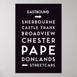 TTC - Poster de estações de ligação leste