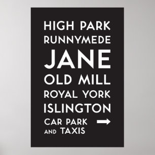 TTC - Poster do Parque Alto Bloor-Danforth