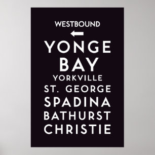 TTC - Poster Westbound das estações
