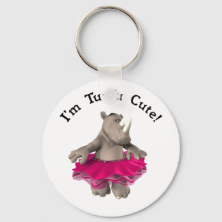 Tu-Tu Cute Rhino Chaveiro