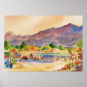 Tubac, impressão das canvas Founded1752