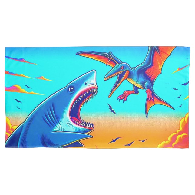 Tubarão e Dinossauro (Frente)
