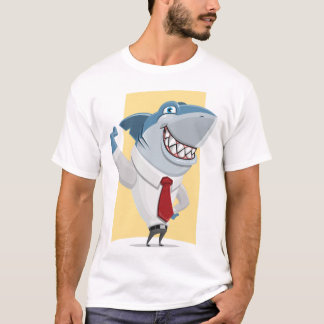 Tubarão Elegante de Camiseta