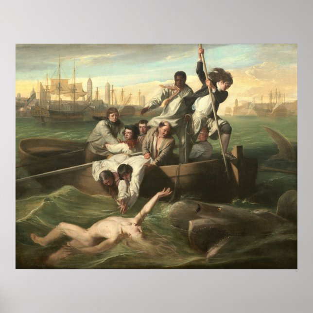 Tubarão - John Singleton Copley Fine Art Poster (Frente)